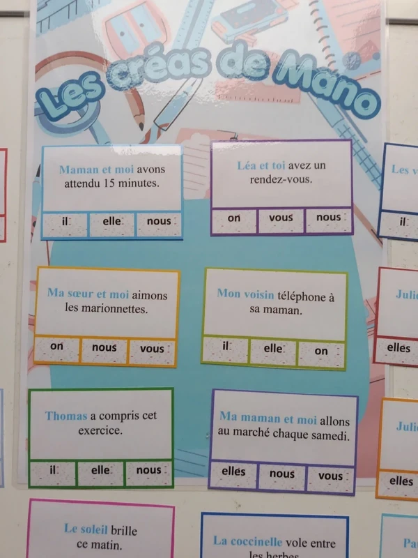 Jeu Les pronoms personnels 1
